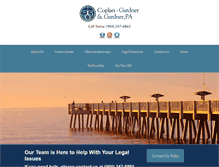 Tablet Screenshot of coplangardnerlaw.com
